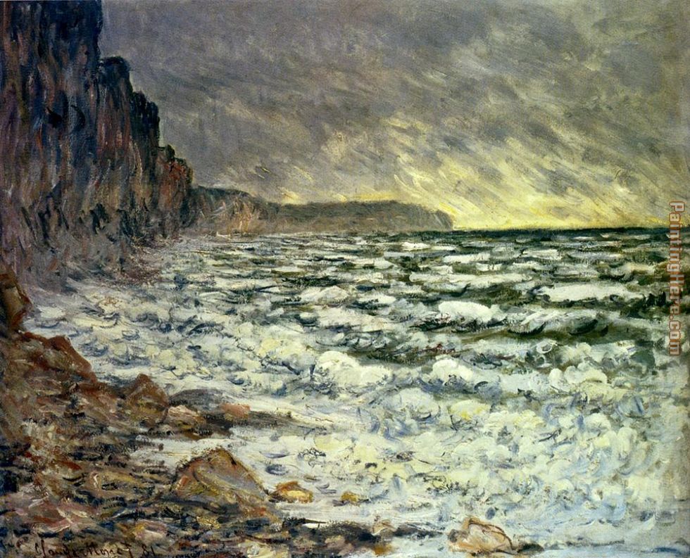 The Sea At Fecamp painting - Claude Monet The Sea At Fecamp art painting